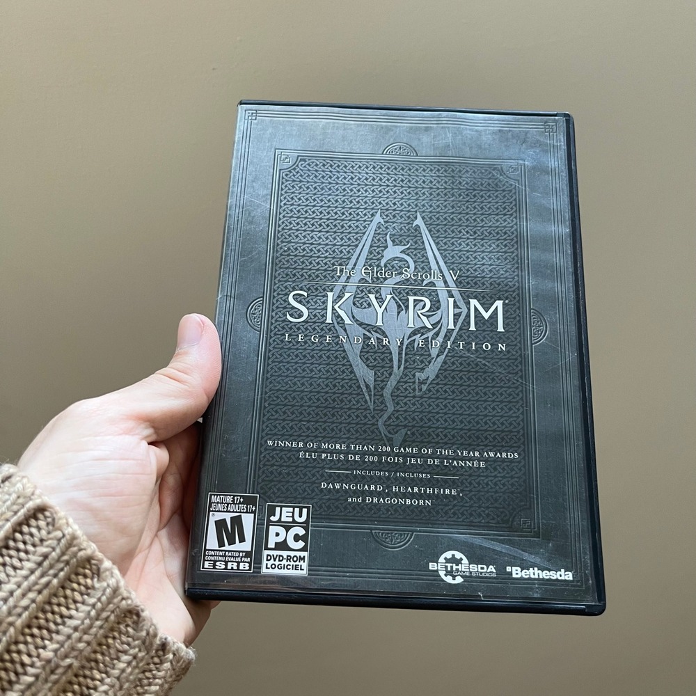 The Elder Scrolls V Skyrim Legendary Edition PC DVD-ROM 2013 Bethesda RPG Map